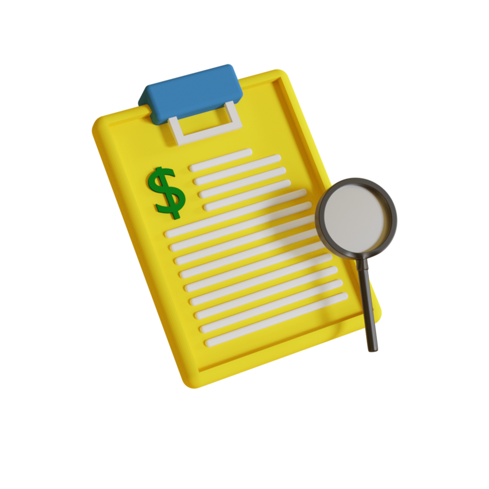 3d notepad icon isolated - 3d render png