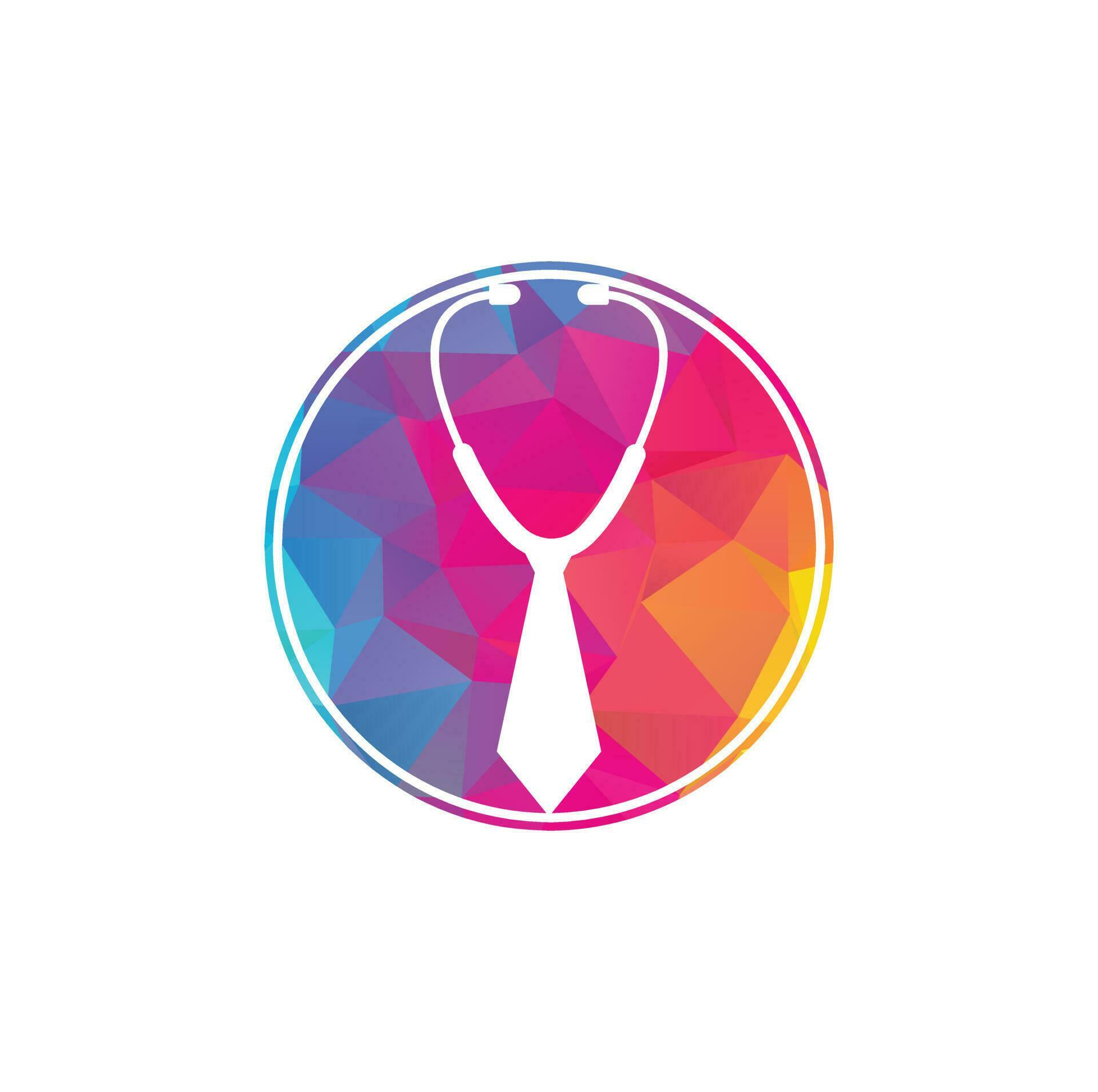 Medical job logo design template. Medical jobs logo inspiration with