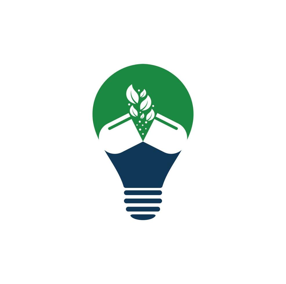 Herbal capsule bulb shape concept logo vector icon illustration Template. Capsule pharmacy medical logo template vector.