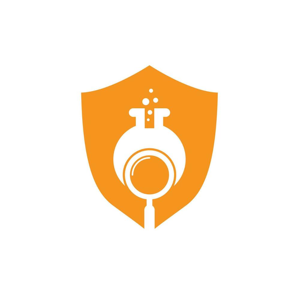 Search lab logo design. find lab logo design vector template. Lab Find Logo Icon Design.