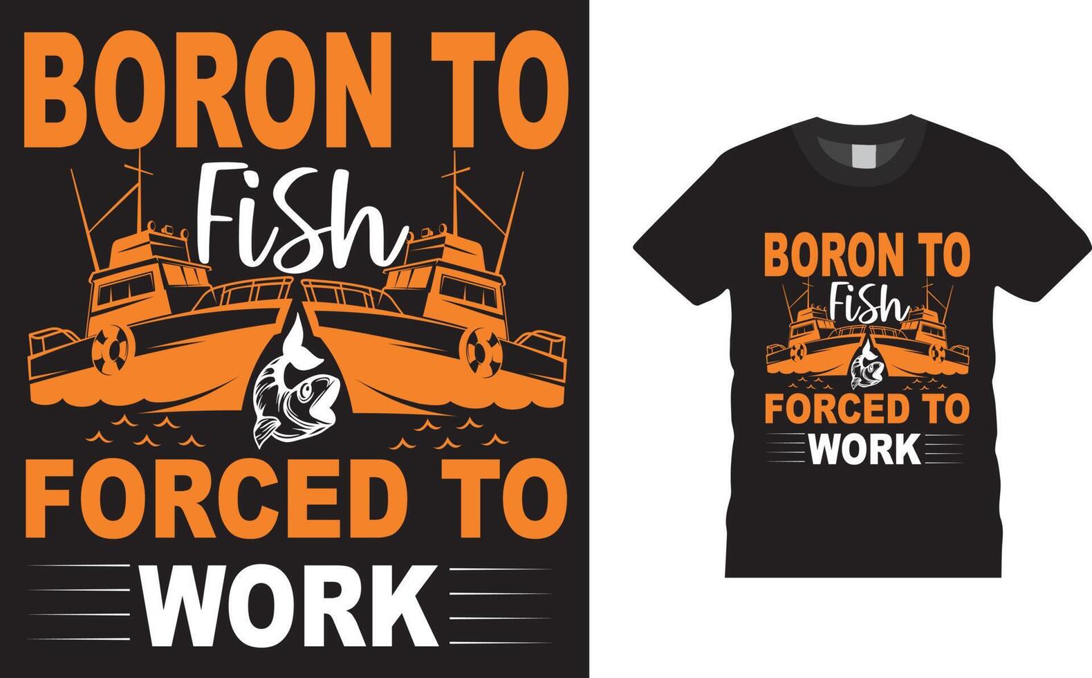 PrintFishing tshrit design vector