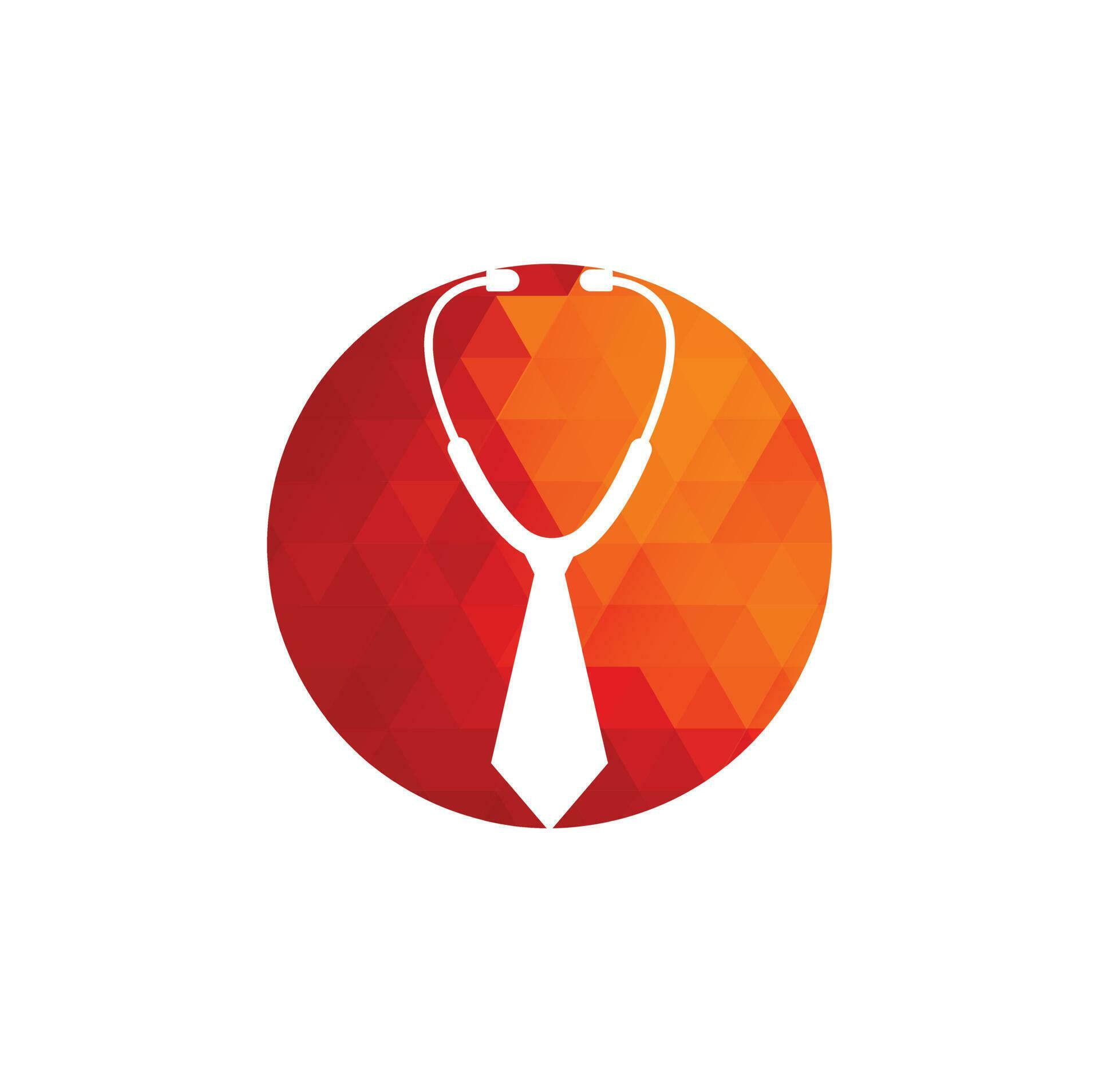Medical job logo design template. Medical jobs logo inspiration with