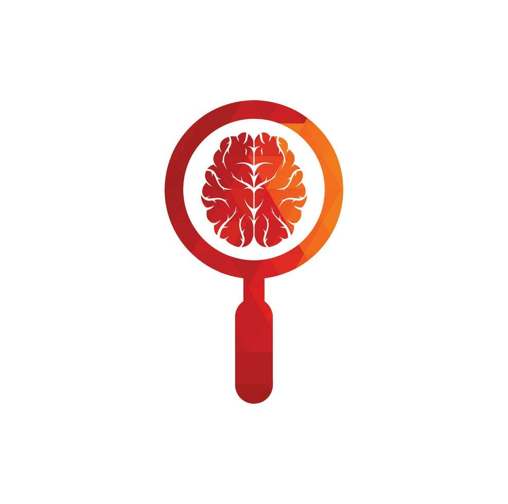 Find Brain Logo Design Template Flat Style Design Vector. Search brain logo design icon. vector