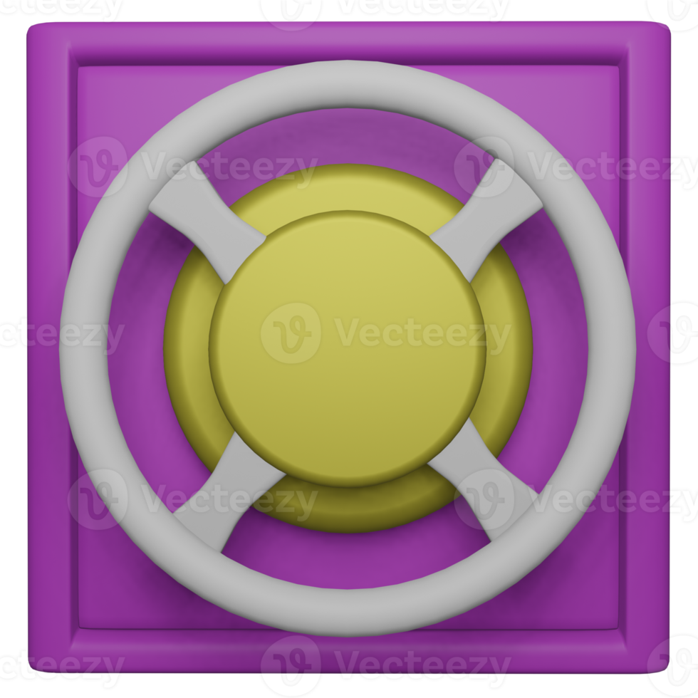Security 3D icon, suitable as an additional element in your design use png