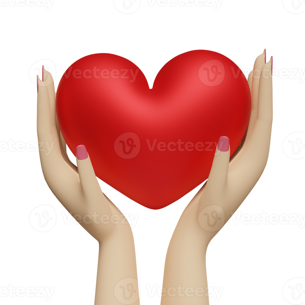 two hands holding a heart clipart transparent