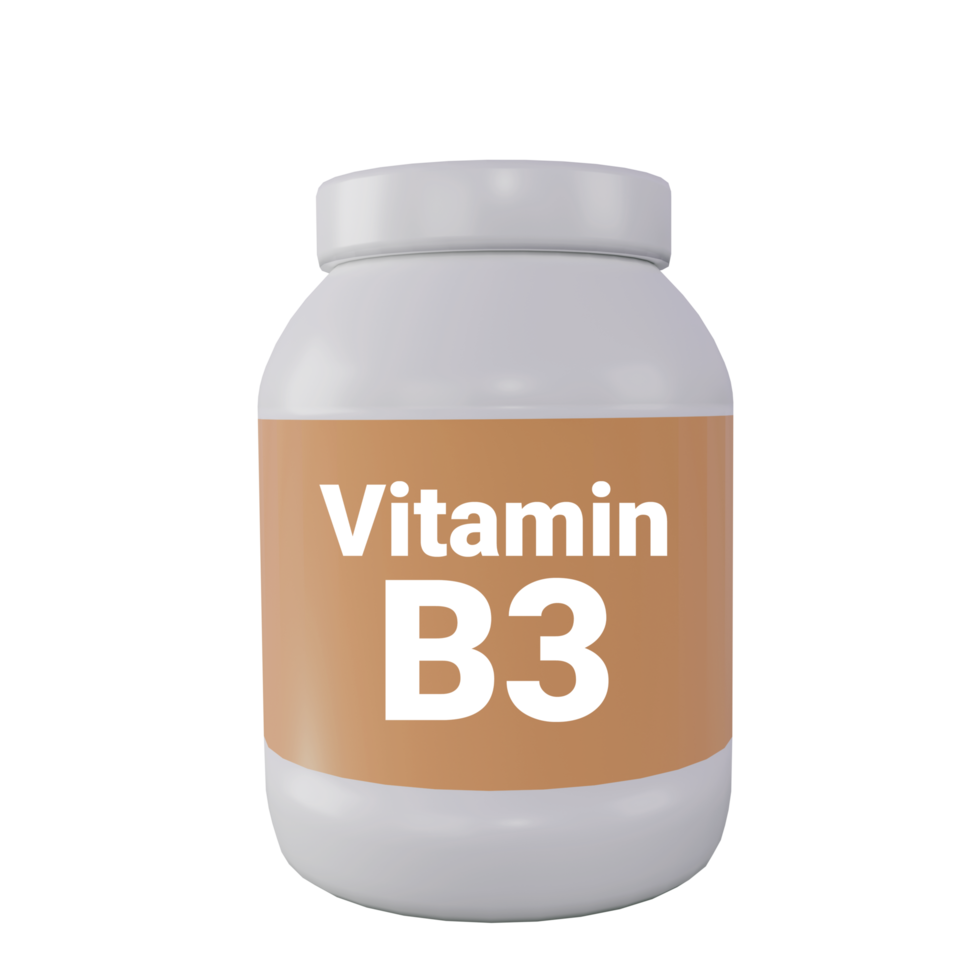 vitamin 3d png rendering