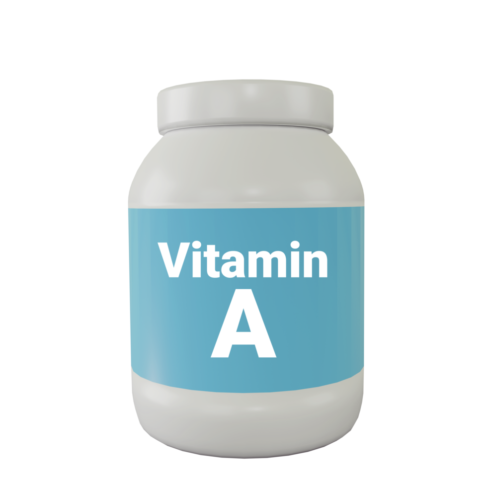 vitamin 3d png rendering