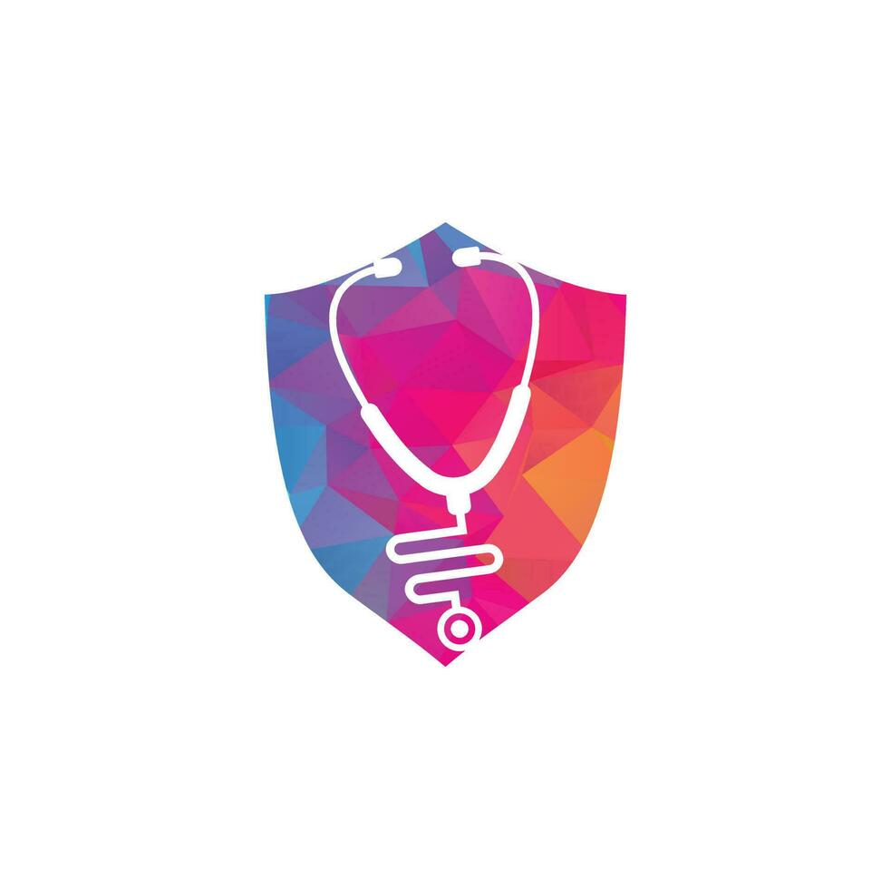 Stethoscope logo. medical icon. health symbol vector