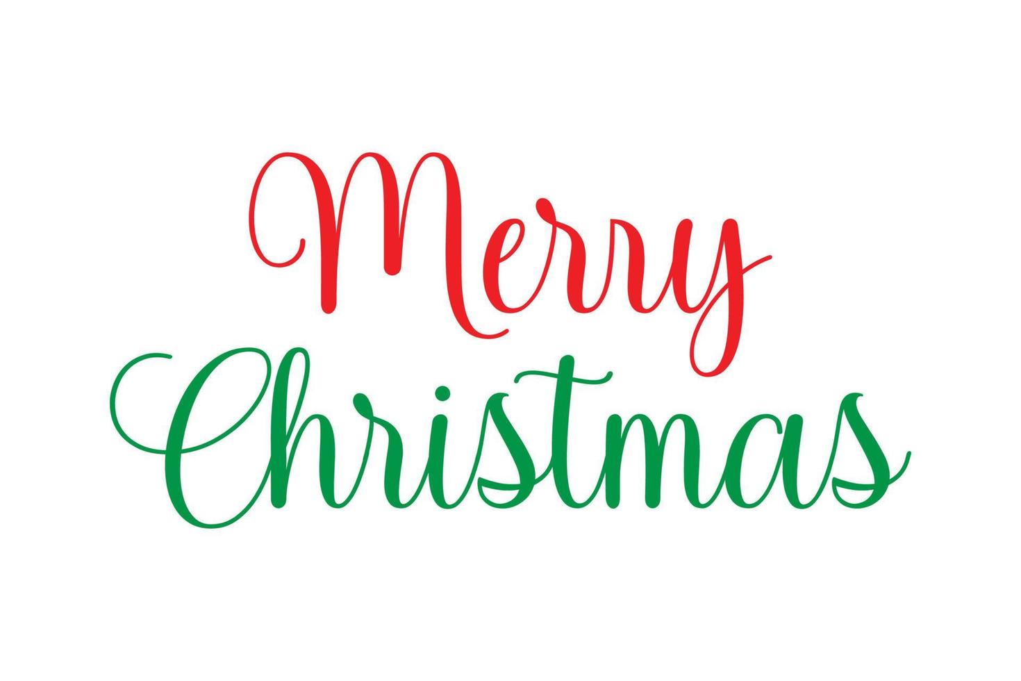 Merry Christmas Typography  for print on T-shirt vector