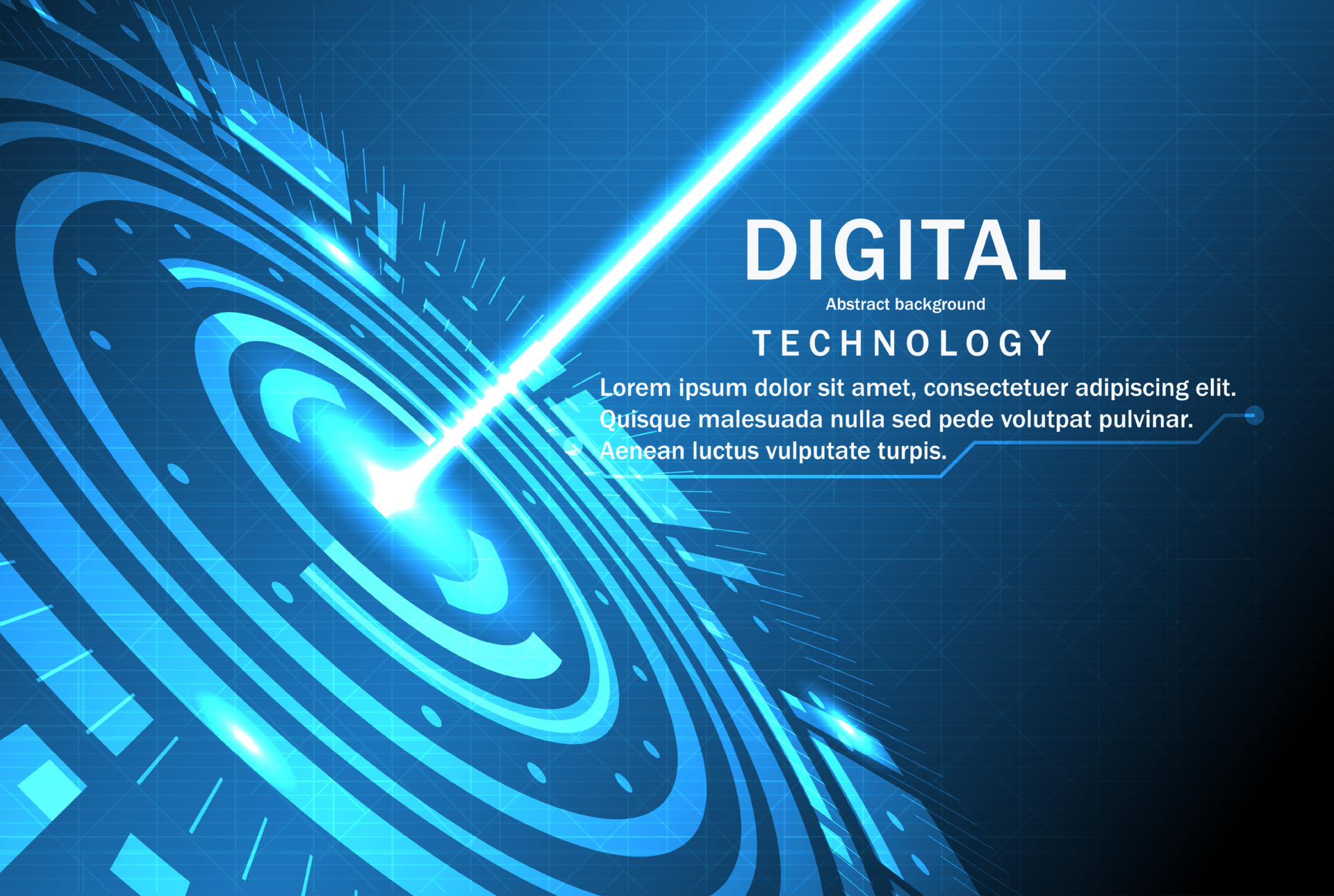 hi tech abstract background, technology, digital 13219775 Vector Art at