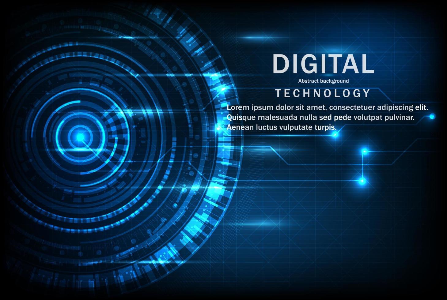 PrinAbstract technology background Hi-tech communication concept innovation background vector illustration