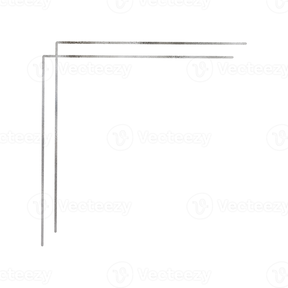 silver- metallisk dekorativ gräns png