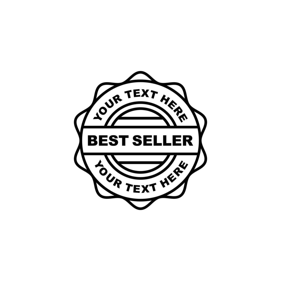 Best seller stamp icon vector illustration