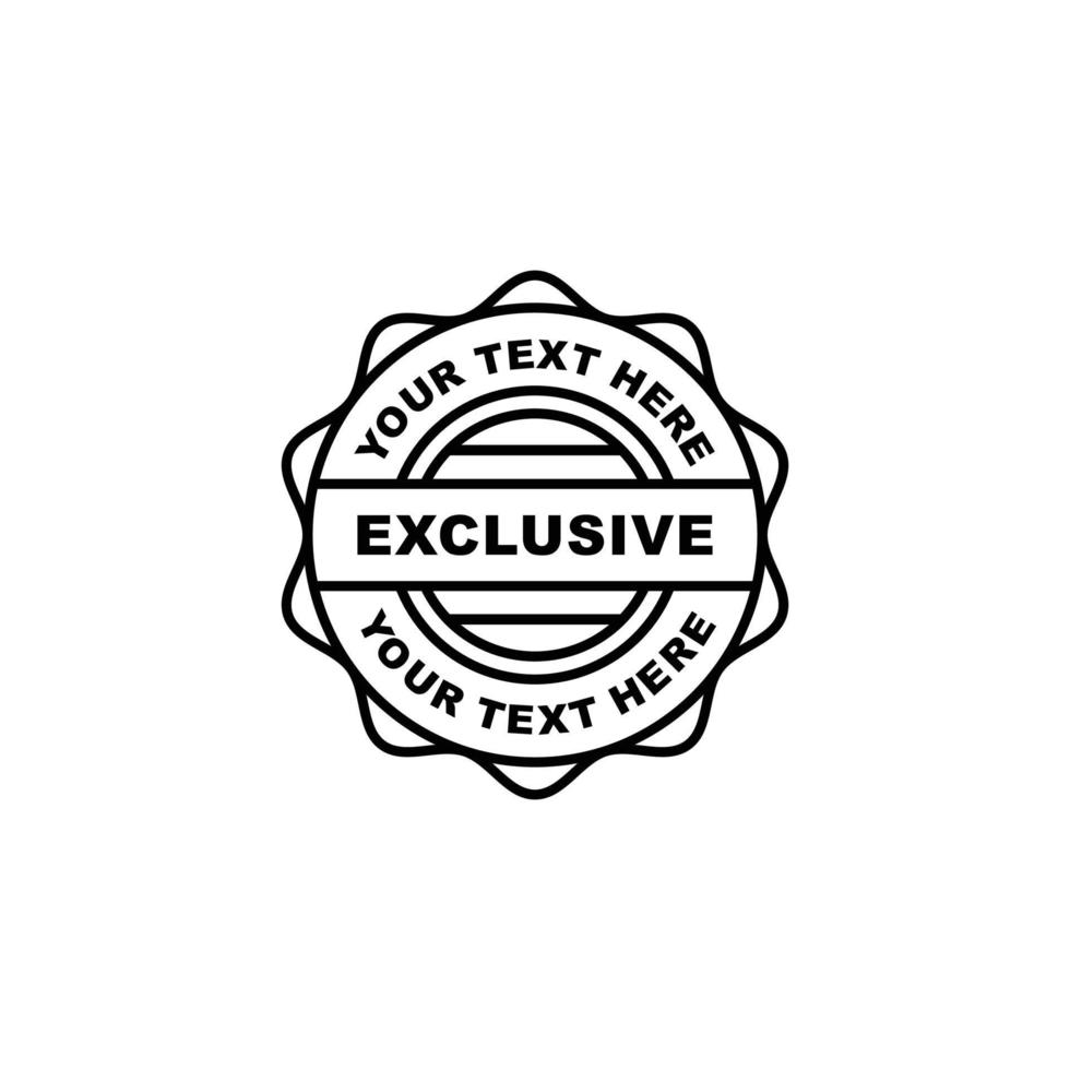 Exclusive stamp seal icon vector illustration 13220012 Vector Art at
