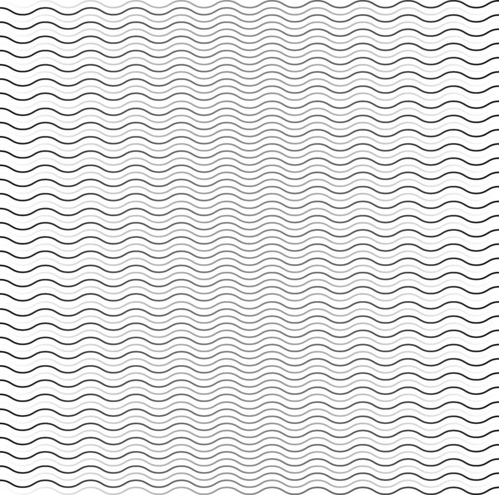 wavy pattern vector illustration, black colour.