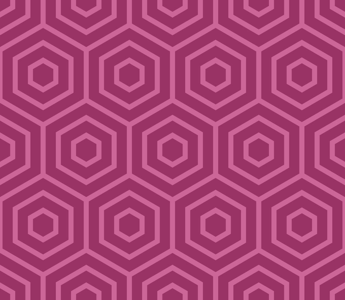 PINK SEAMLESS VECTOR BACKGROUND WITH HEXAGONS