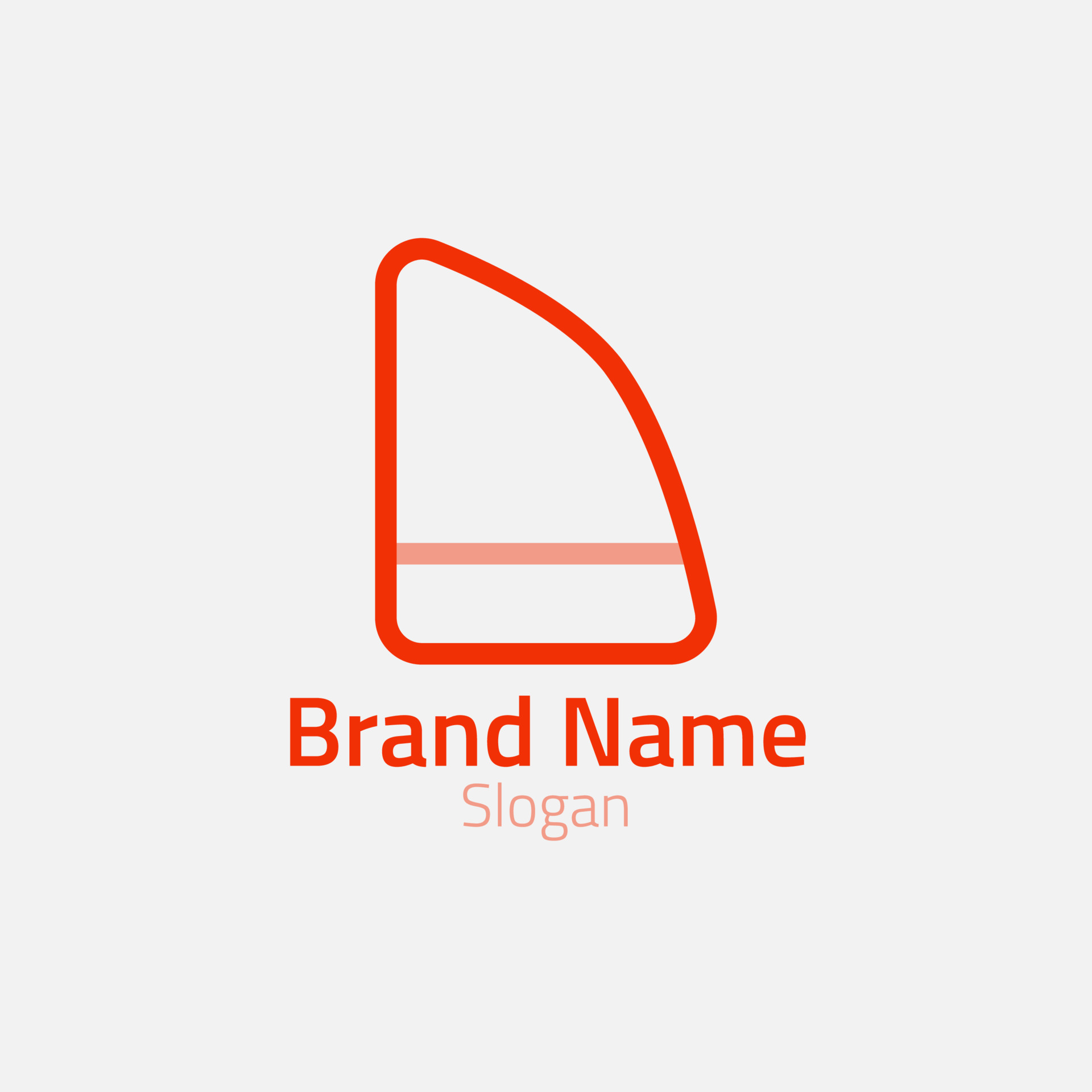 Square Logo With One Curved And Letter Like Section 13220099 Vector square-logo-with-one-curved-and-letter-like-section-13220099-vector
