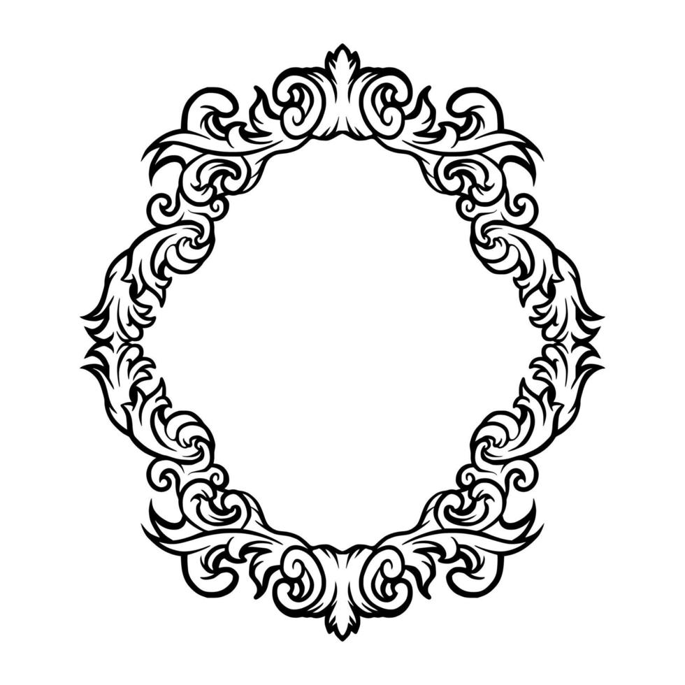 Ornament frame vector art 13220146 Vector Art at Vecteezy