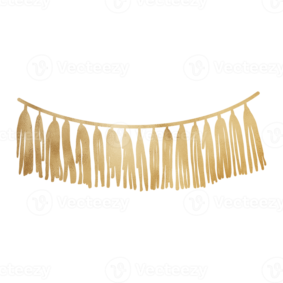 Gold Glowing Party Ornament png