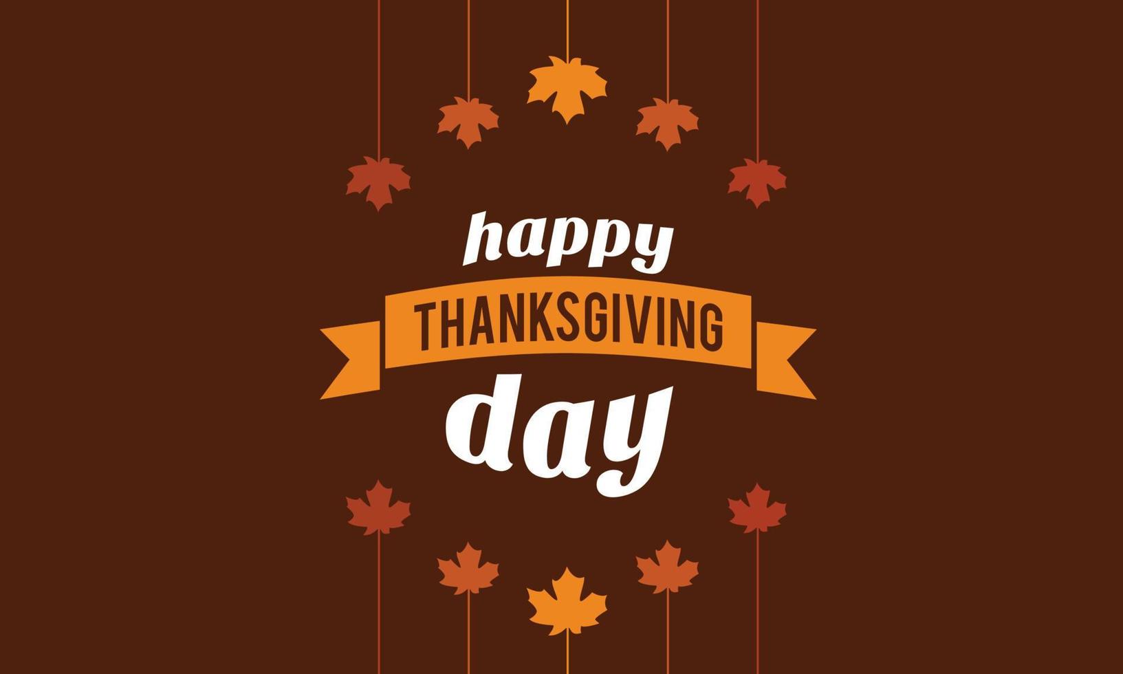 Happy Thanks giving day design vector