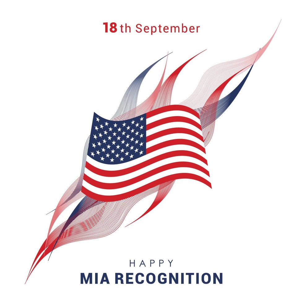 Happy Mia recognition card design vector