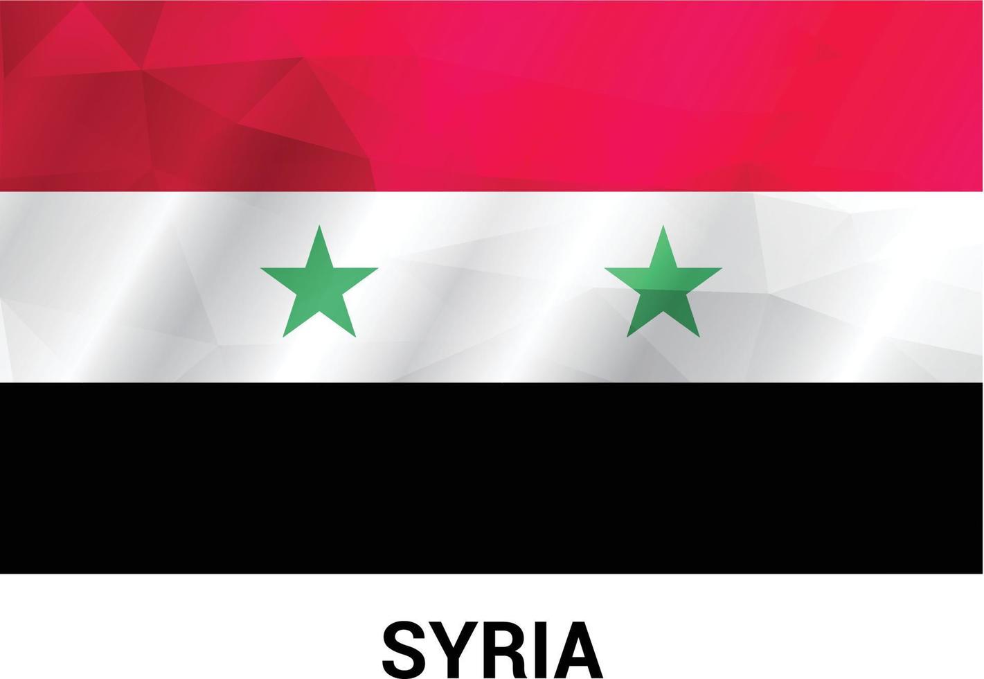 Syria flag design vector