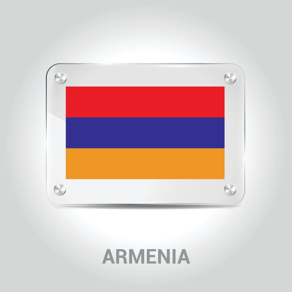 Armenia flag design vector