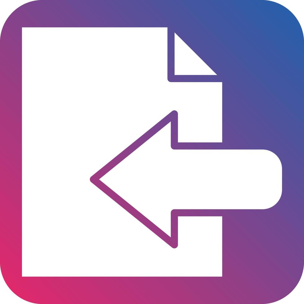 Import Icon Style vector