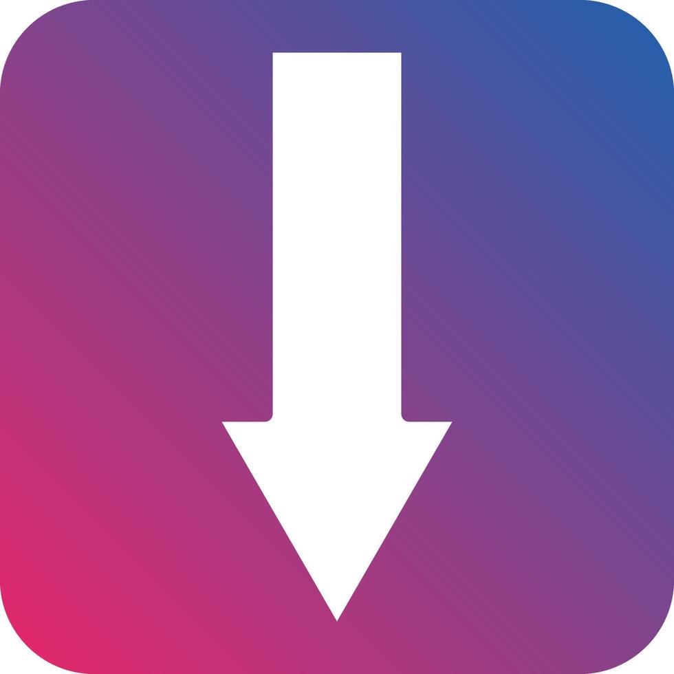 Down Arrow Icon Style vector