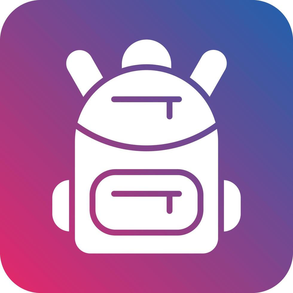 Bagpack Icon Style vector