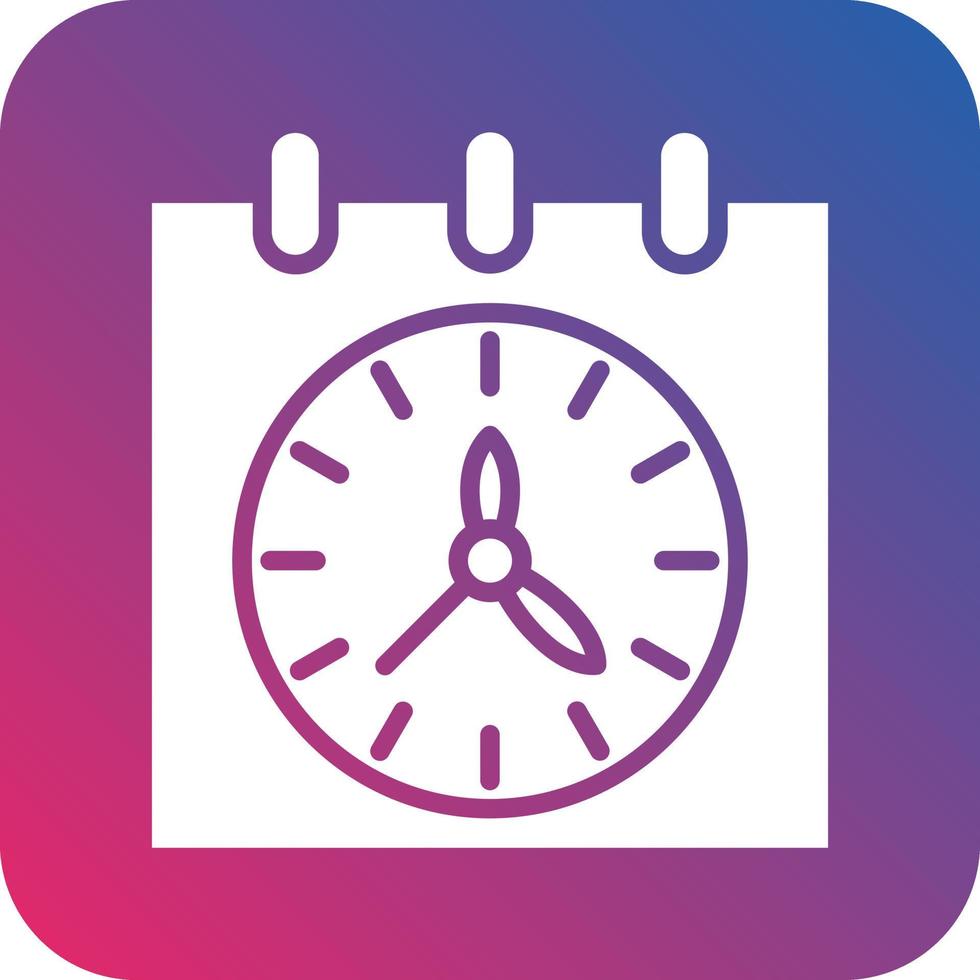 Timetable Icon Style vector