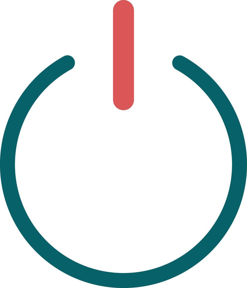 Power Button Icon Style vector