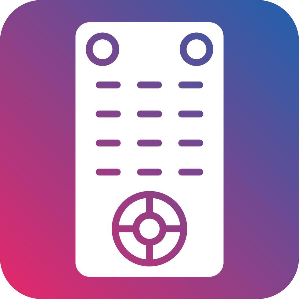 estilo de icono de control remoto vector