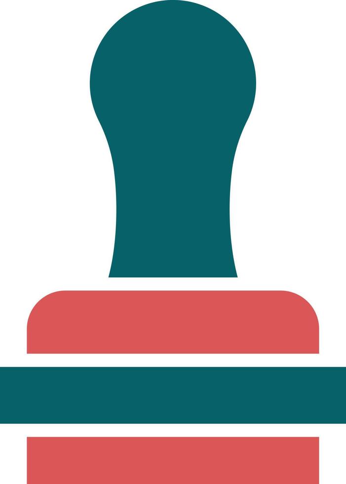 Stamp Icon Style vector