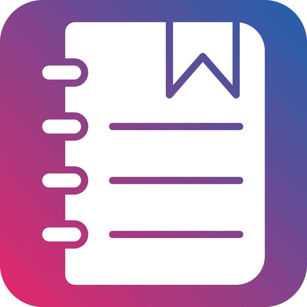 Notepad Icon Style vector