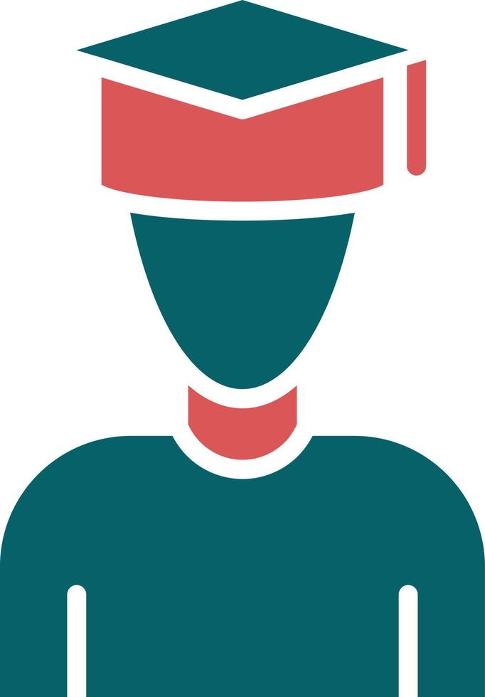 Student Icon Style vector