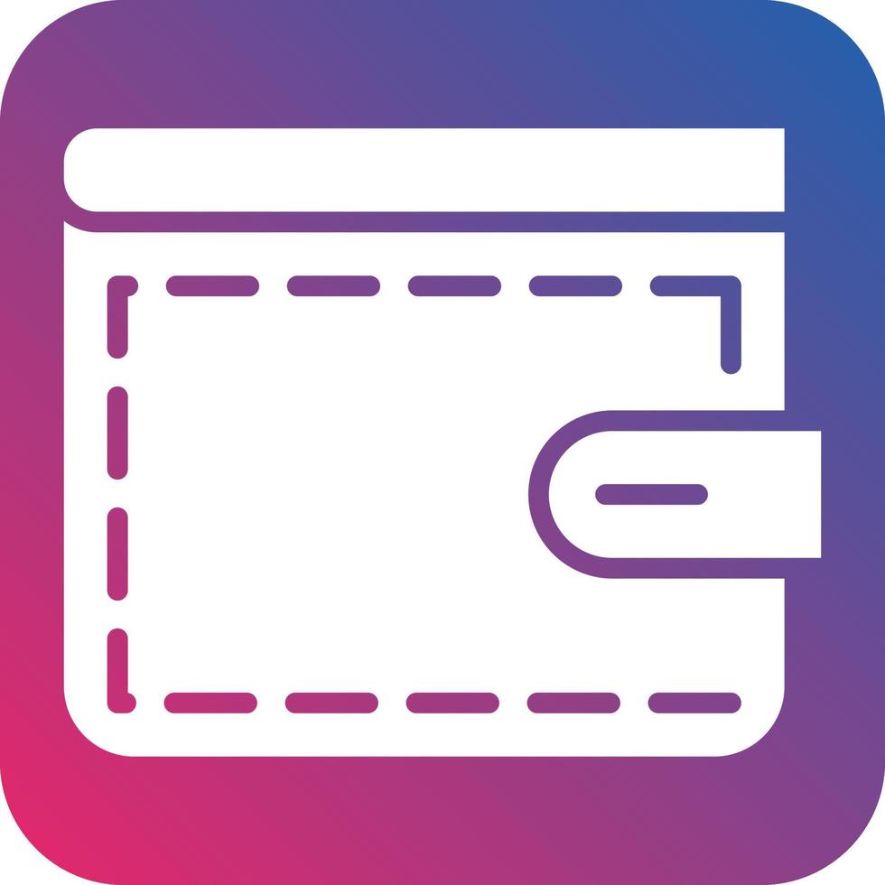 Wallet Icon Style vector