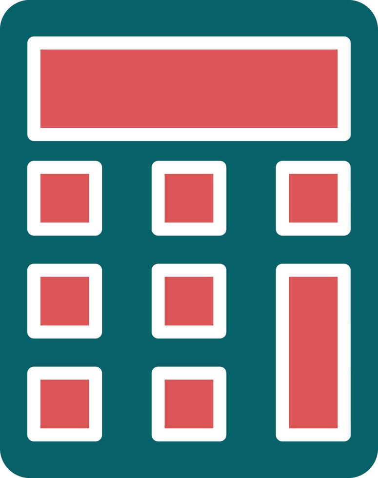 Calculator Icon Style vector