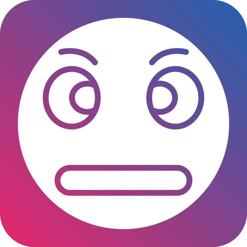 Rolling Eyes Icon Style vector