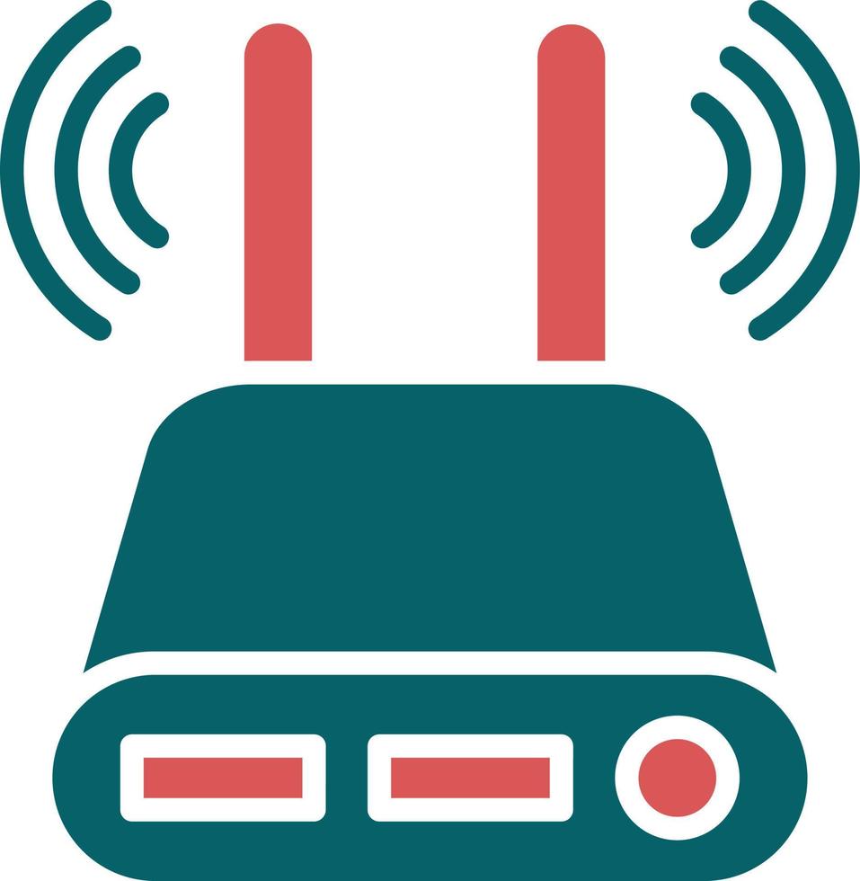 Modem Icon Style vector