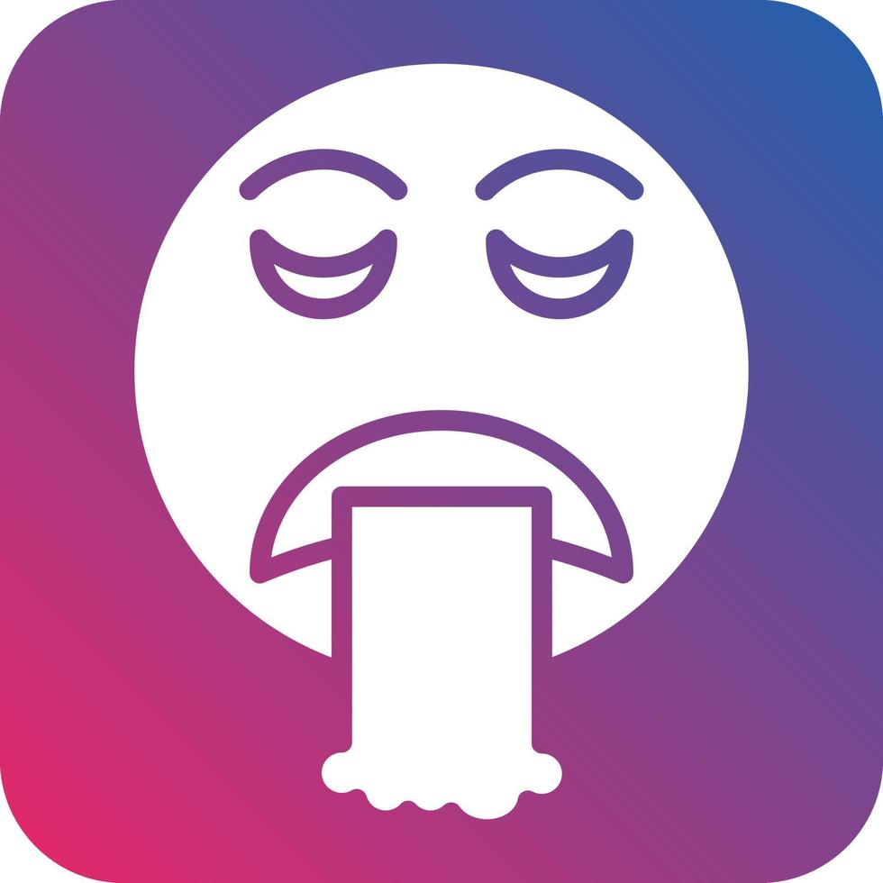 Puke Icon Style vector