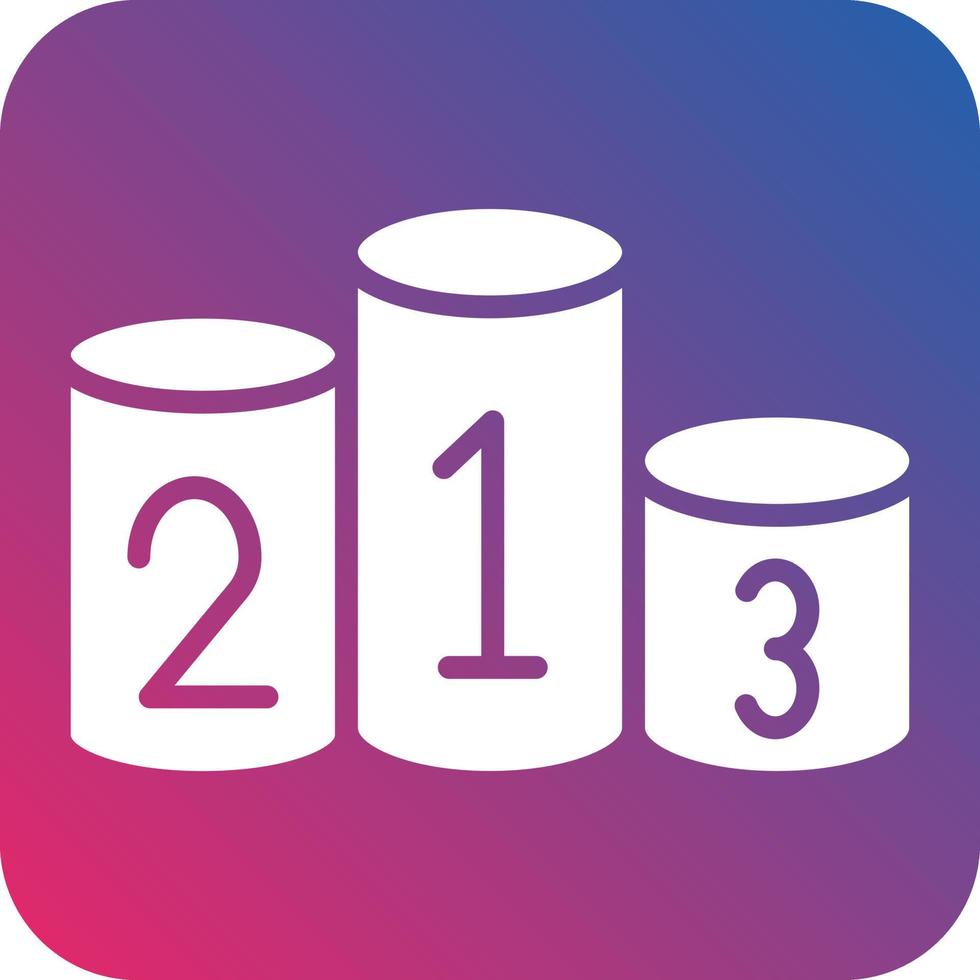 Podium Icon Style vector