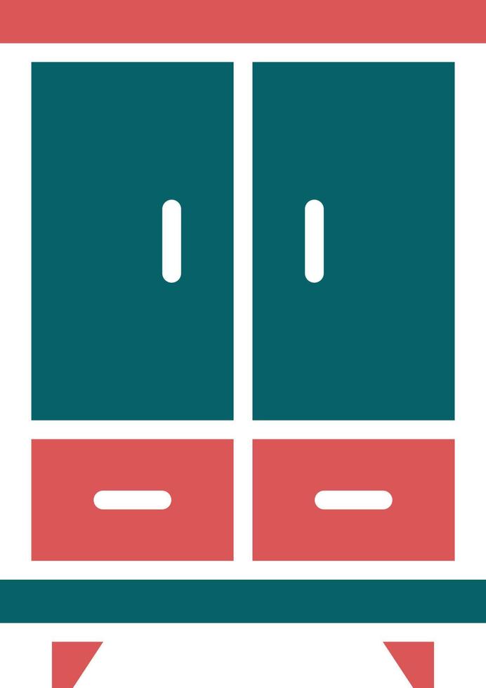 Cupboard Icon Style vector