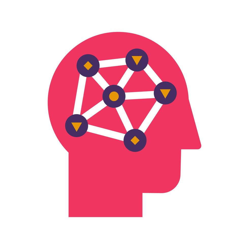 Data analysis, analytical research flat vector icon