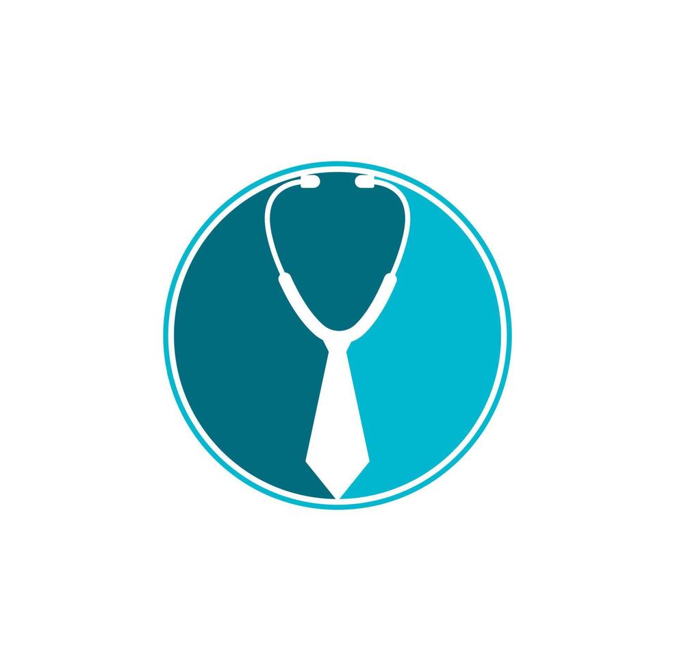 Medical job logo design template. Medical jobs logo inspiration with