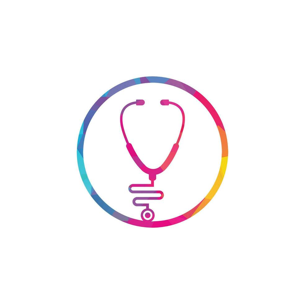 Stethoscope logo. medical icon. health symbol vector