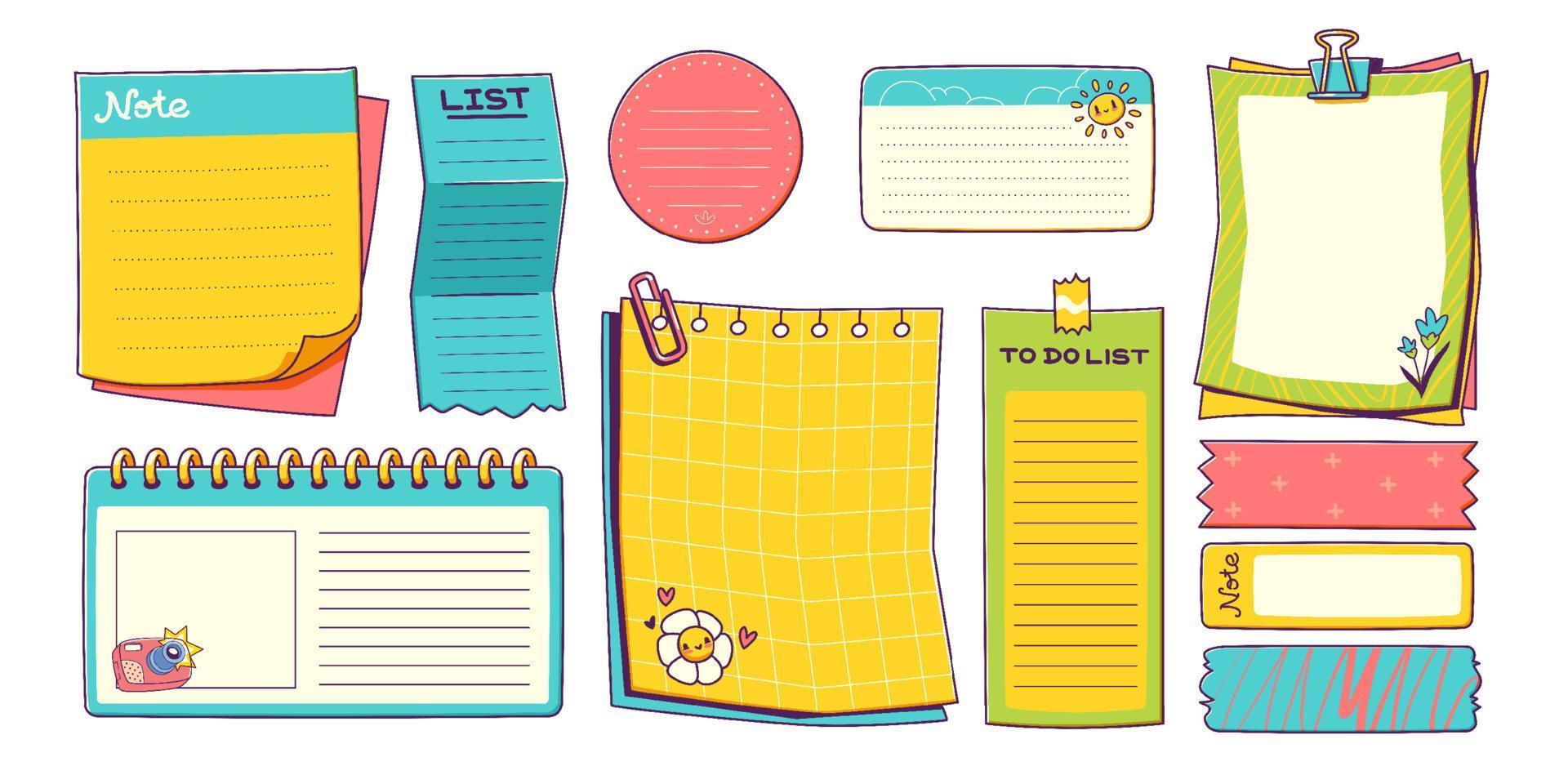 200 Goodnotes STICKY CLOUD Sticker Note Sticky Postit 