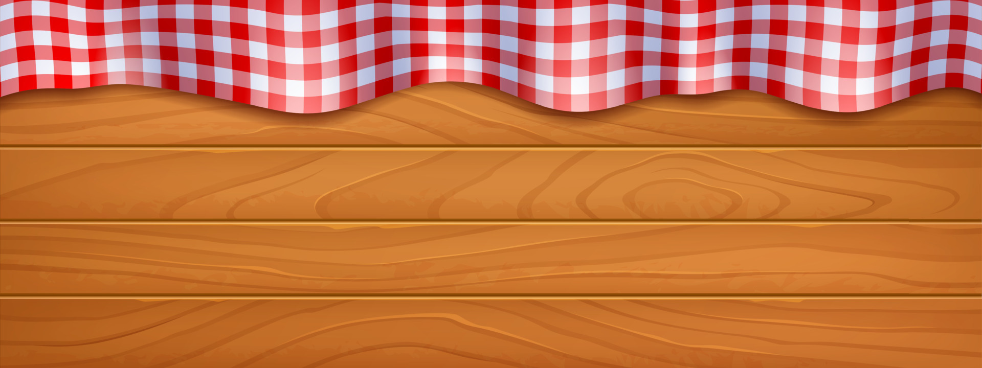 Wooden picnic table with tablecloth top view 13224306 Vector Art at Vecteezy