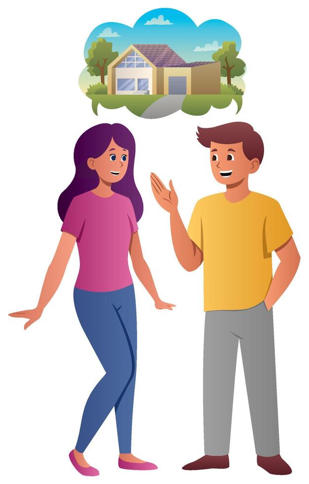 Making Plans Together vector