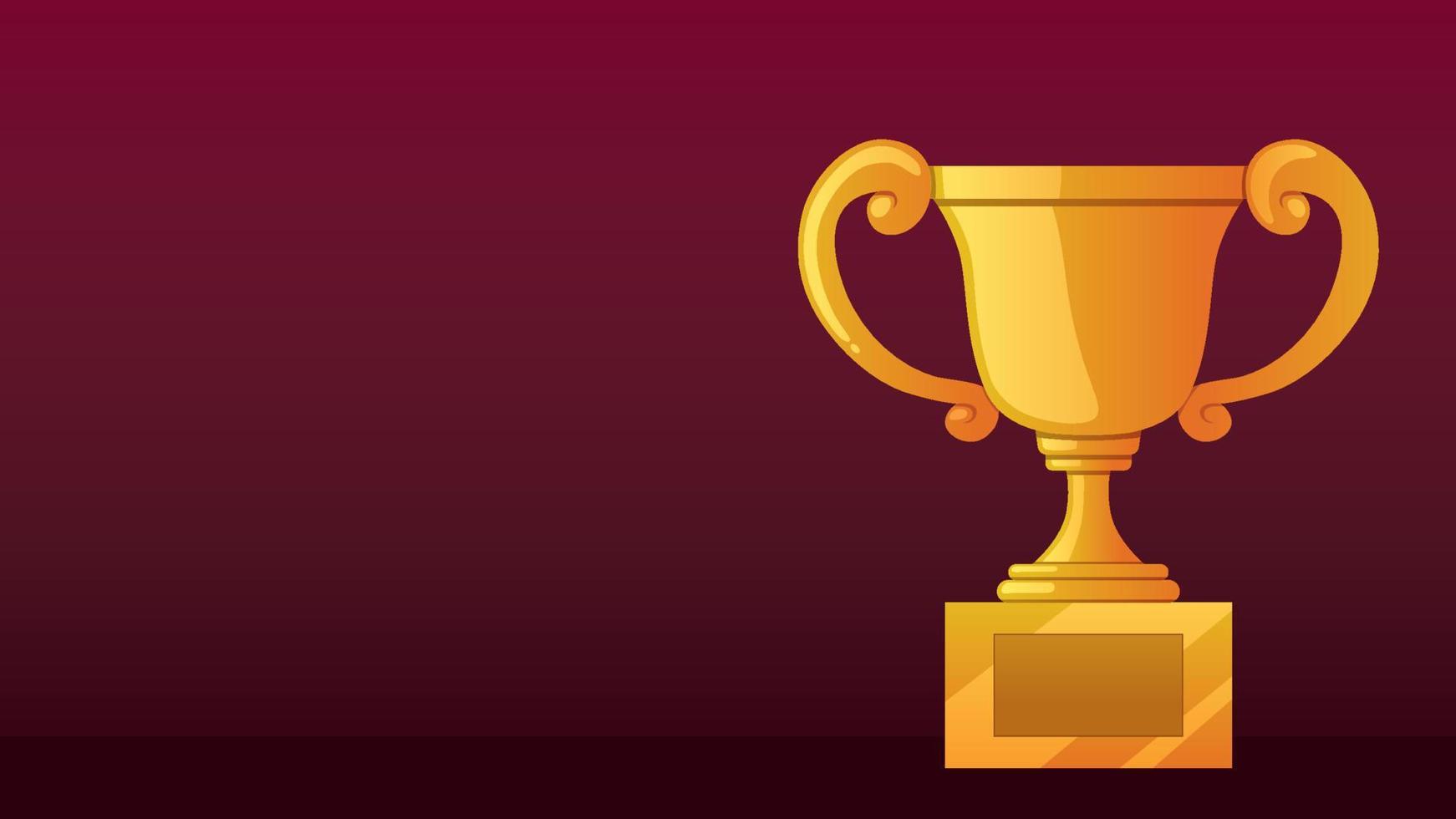 Trophy Background Illustration vector